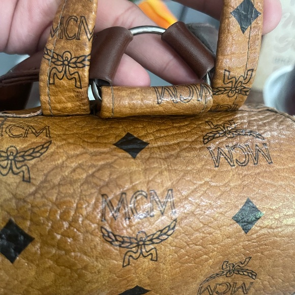 Vintage Mcm cognac Germany made back pack main image 2